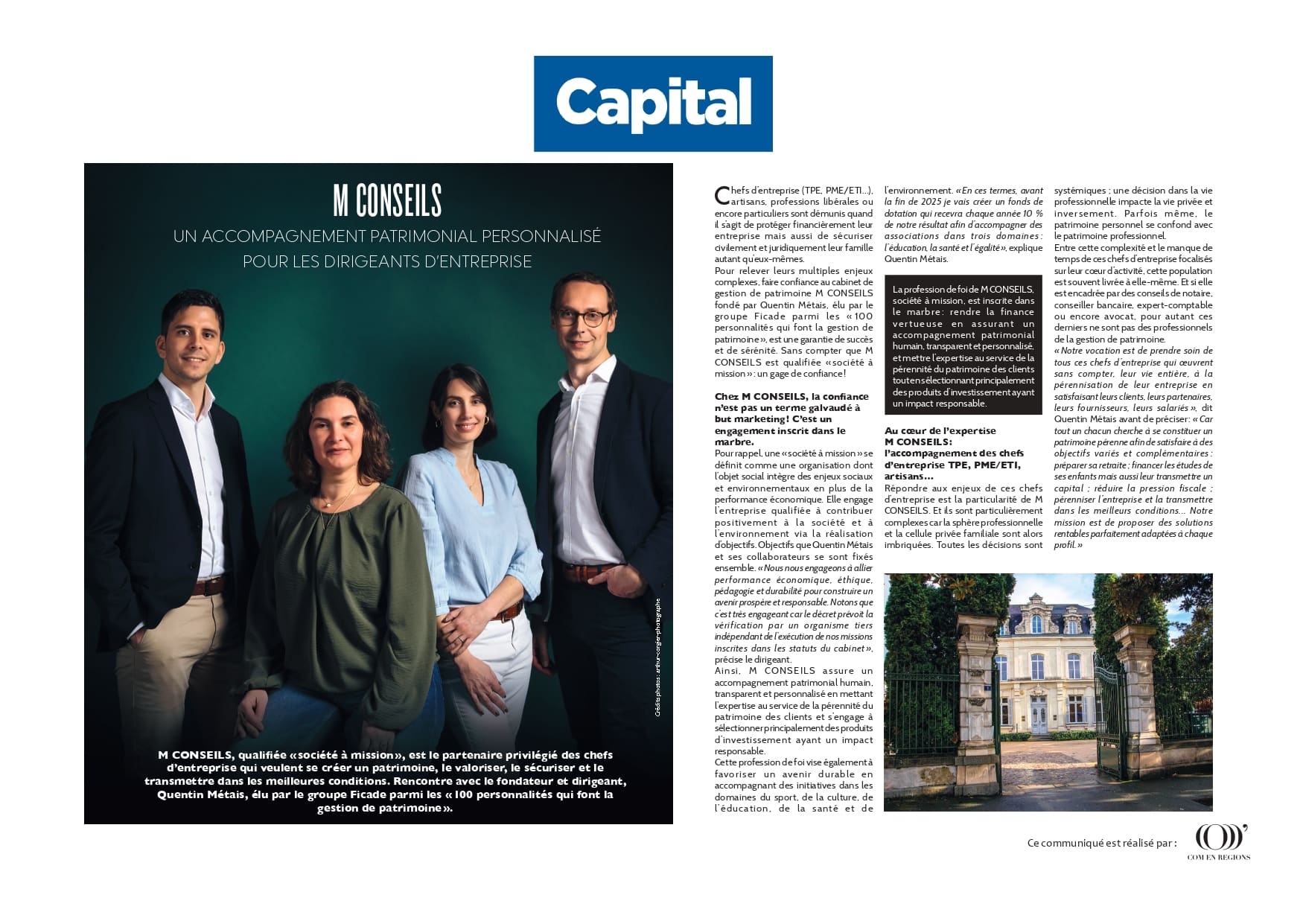 CAPITAL Pays de la Loire Septembre 2025